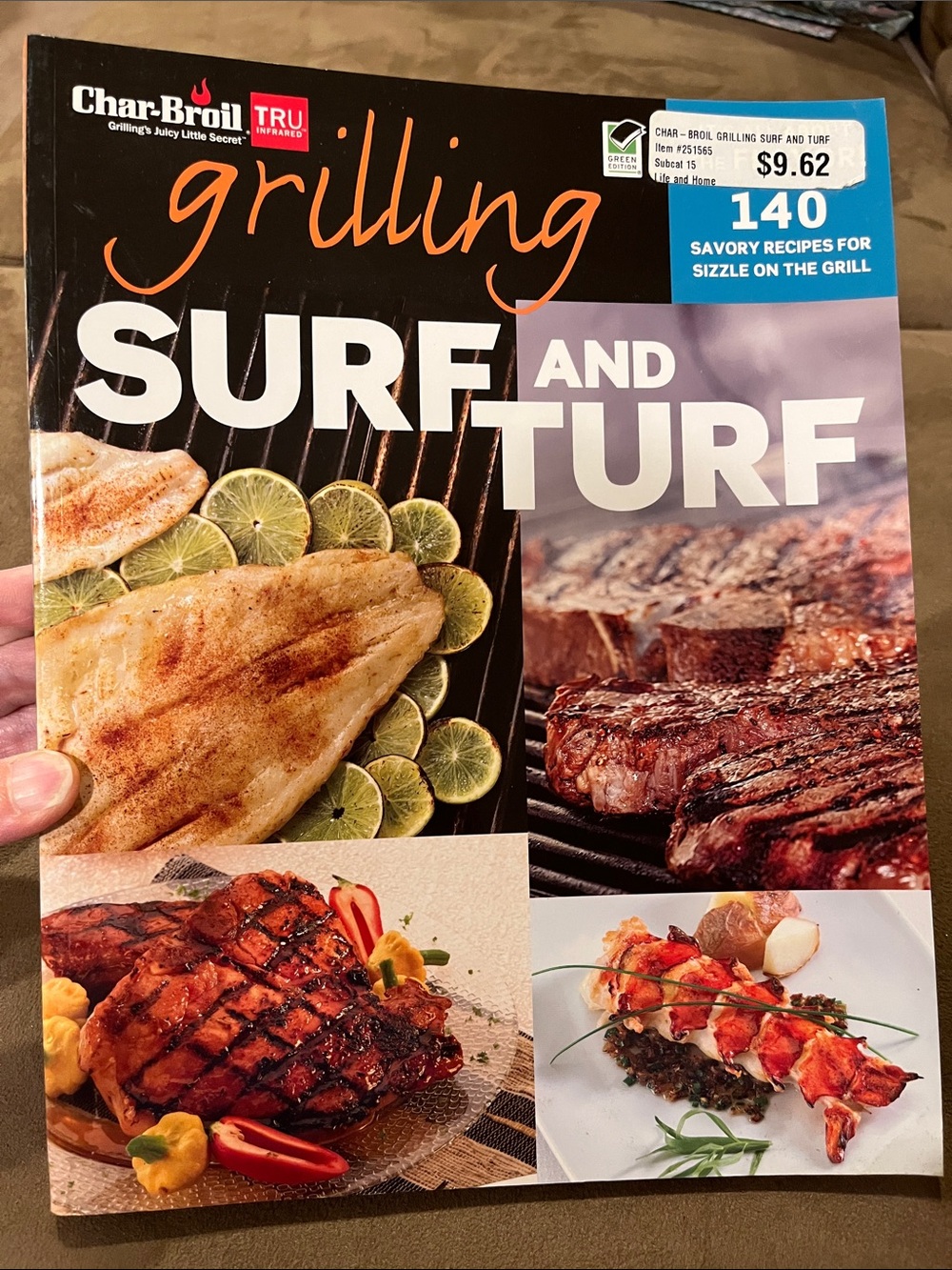 Char-Broil Grilling Surf and Turf Cookbook - Multi-Color Cover